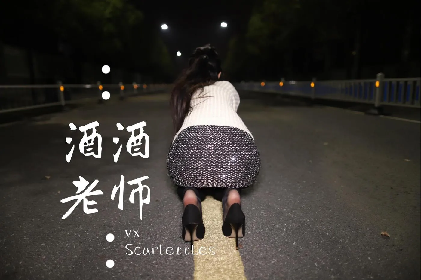 NO.012 酒酒老师 12《黒丝老师深夜秀腿》 [63P]插图8